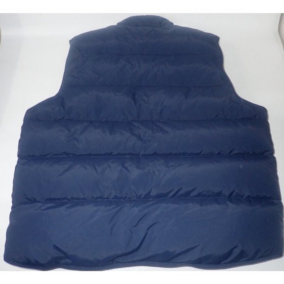 Boden Mens Down Vest XXL Zip Blue‎ with Dog Print Union Jack Interior Zip - Picture 6 of 9